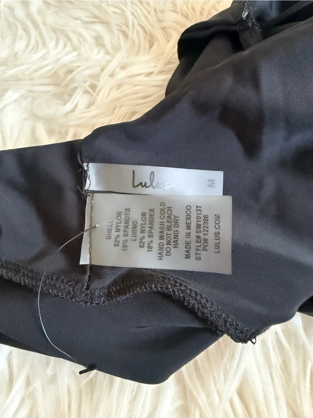 Lulu's Black V-Neck Bralette